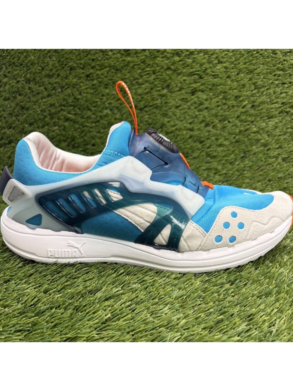 Puma Future Disc Blaze Lite Mens Size 11 Blue Athletic Running Shoes Sneakers